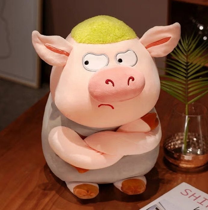 Grote knuffel Arrogant varken (35cm), Ophalen of Verzenden, Nieuw, Overige typen
