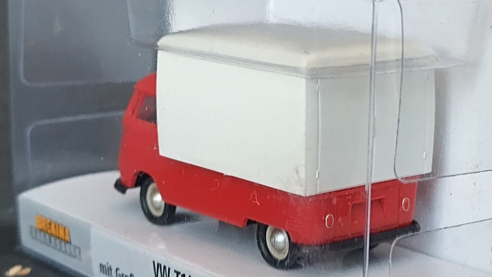 Volkswagen VW T1 Westfalia Koffer Rood 1:87 Brekina Pol, Auto, Verzenden, ., Nieuw