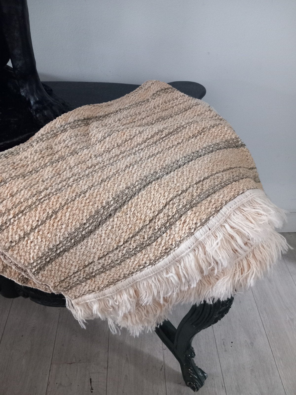 Creme woondeken plaid, Ophalen of Verzenden, Nieuw