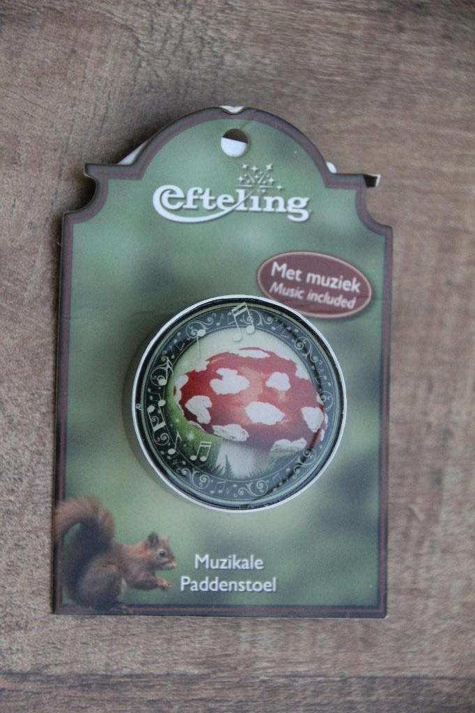 efteling pin  muzikale paddenstoel, Verzamelen, Efteling, Ophalen of Verzenden, Nieuw, Button of Speldje