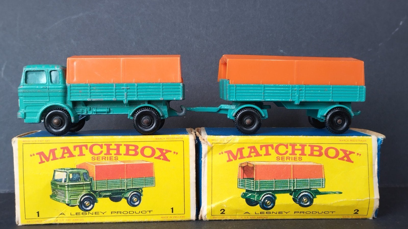 Mercedes Benz LP Lesney Matchbox Pol, Gebruikt, Lesney, Verzenden, .