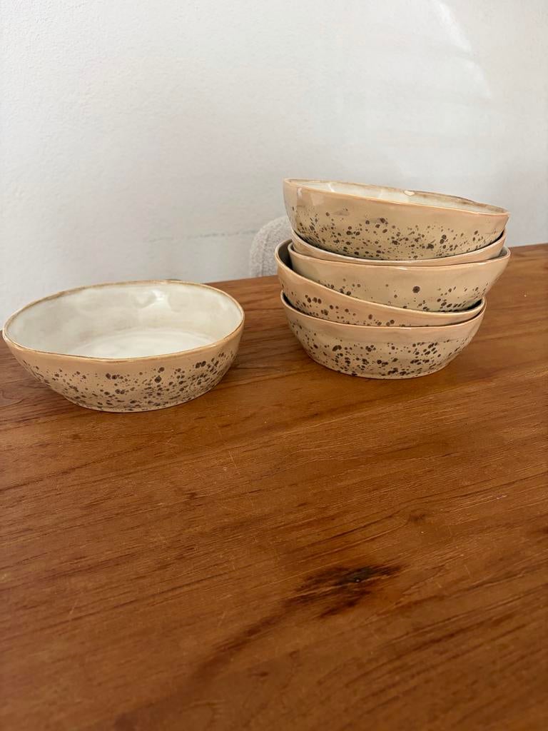Set van 6 HKliving pasta borden/kommen - 19,5 cm, Huis en Inrichting, Keuken | Servies, Ophalen, Gebruikt, Keramiek, Kom(men)