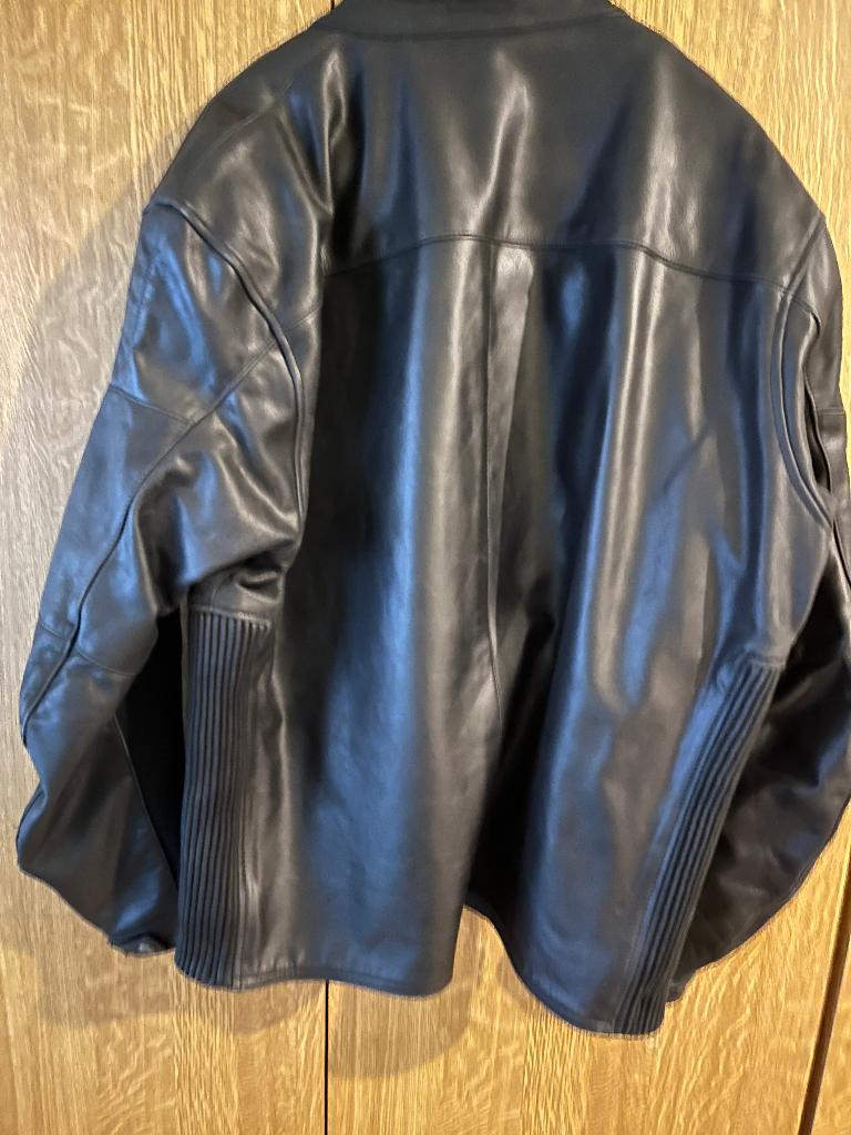 motorvest, Heren, Jas | leer, Tweedehands, Ophalen