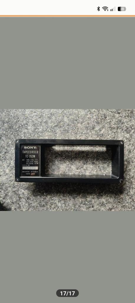 Sony TC-252W bandrecorder onderdelen, Audio, Tv en Foto, Bandrecorders, Ophalen of Verzenden, Onderdeel