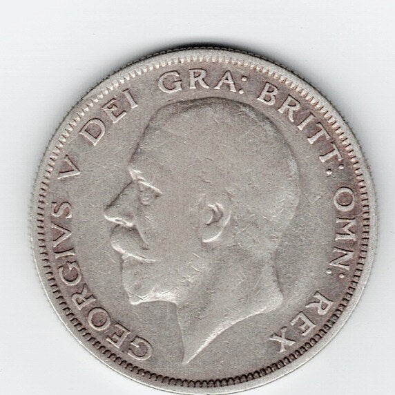 23-1618 Engeland 1/2 crown 1930, Verzenden, Overige landen, Losse munt, Zilver
