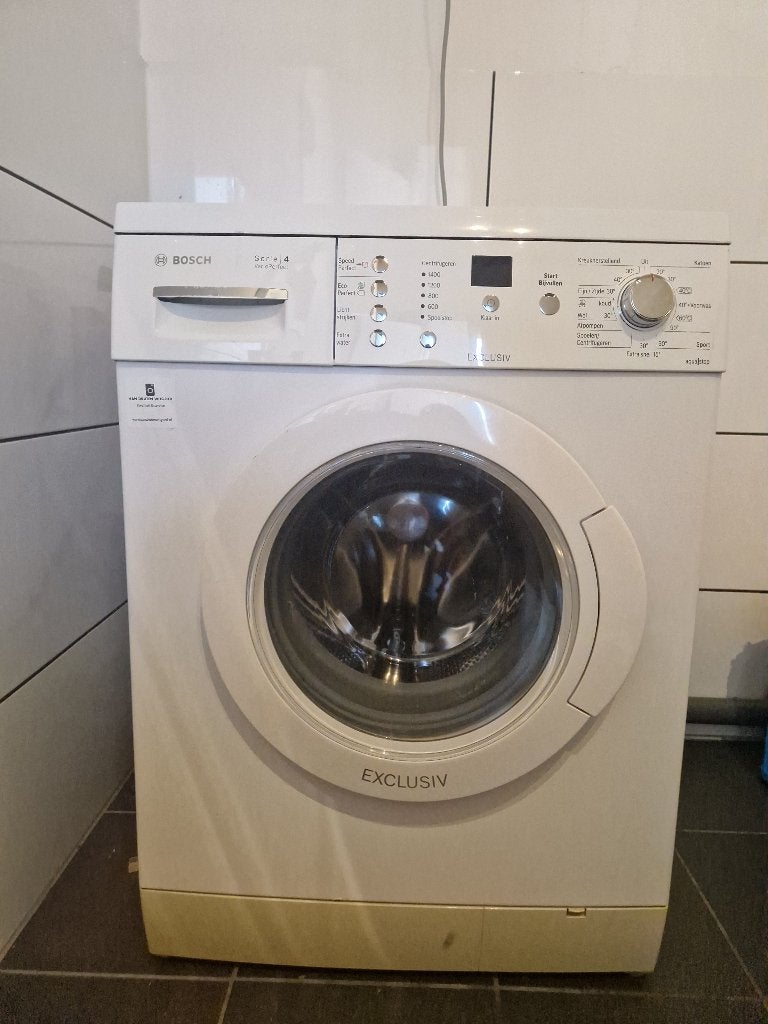 Wasmachine Bosch, Witgoed en Apparatuur, Wasmachines, Gebruikt, Voorlader, 6 tot 8 kg, 85 tot 90 cm, 1200 tot 1600 toeren, Ophalen