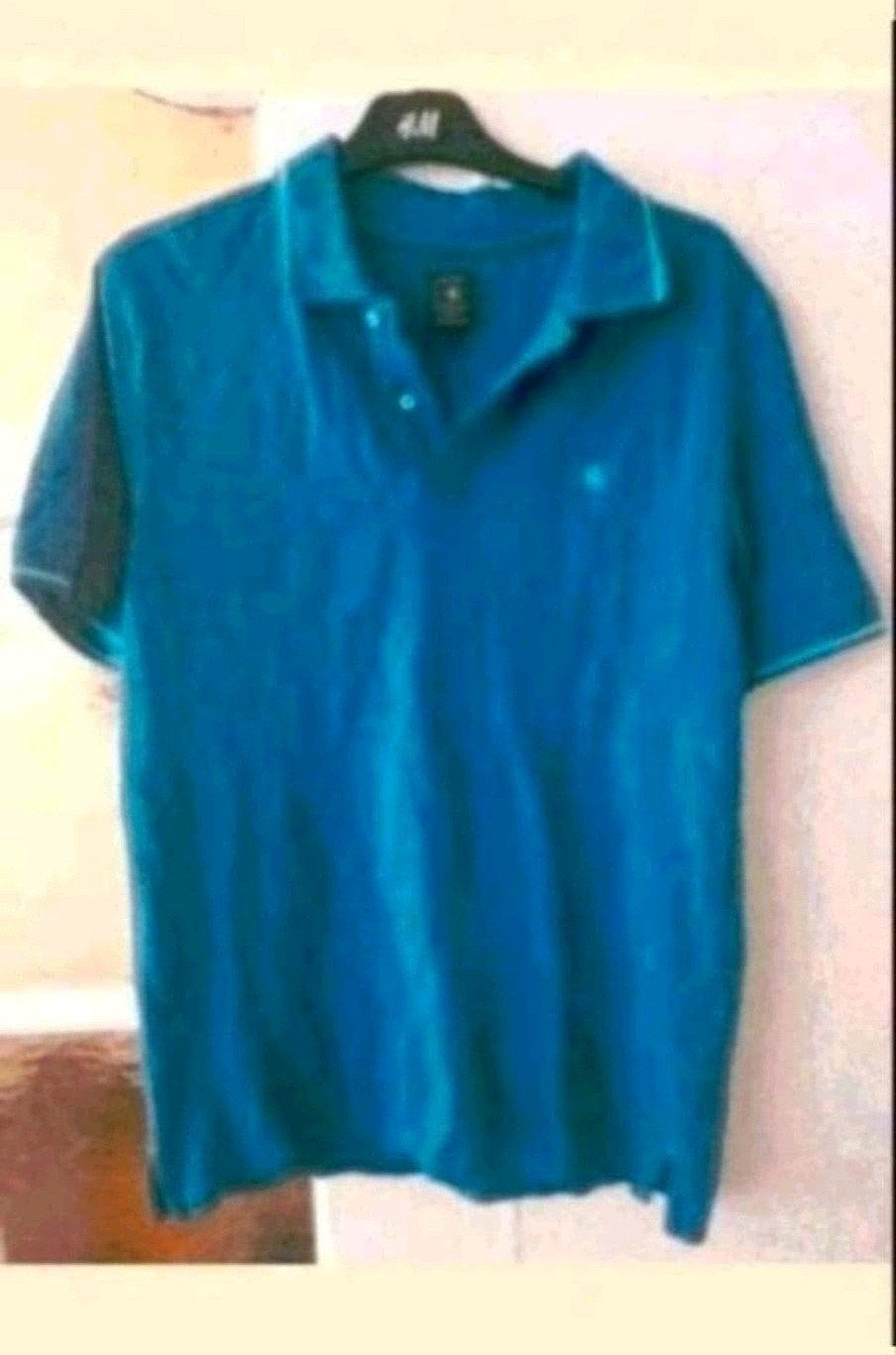 Kitaro blauw polo, Ophalen of Verzenden, Zo goed als nieuw, Maat 52/54 (L), Blauw