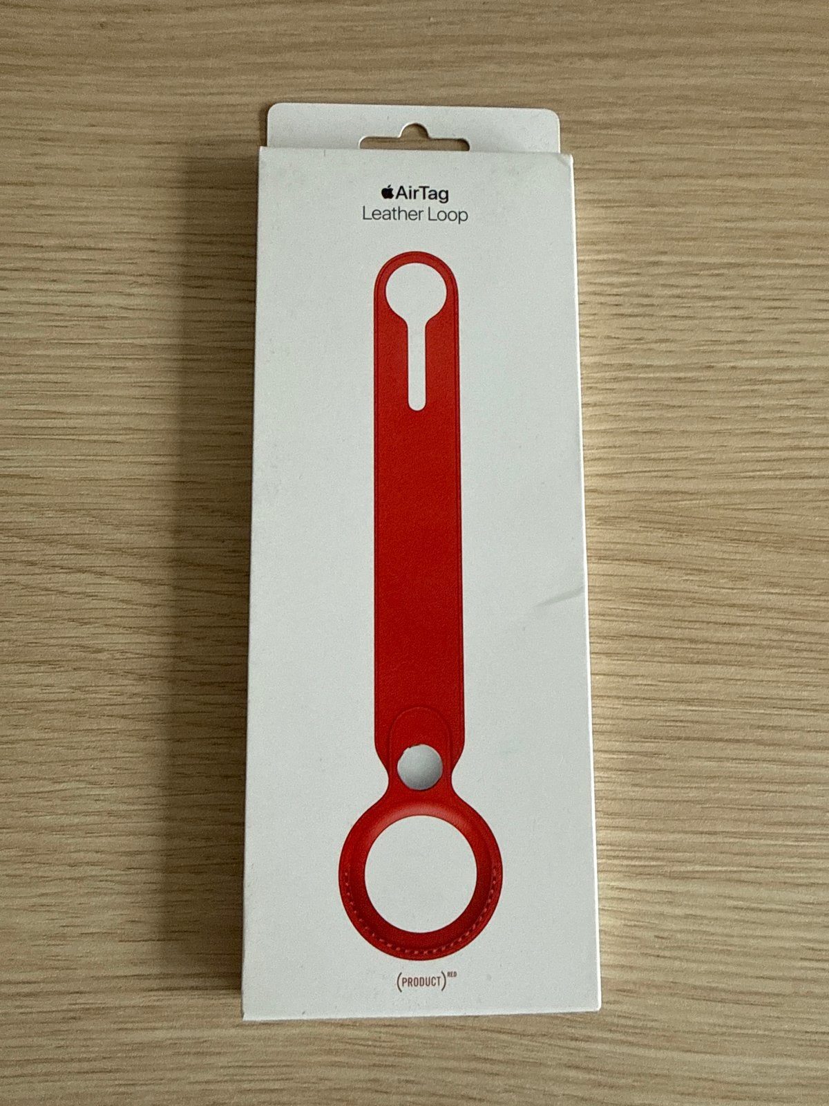 Apple AirTag Leather Loop - Rood (Nieuw in doos), Ophalen of Verzenden, Nieuw, Apple