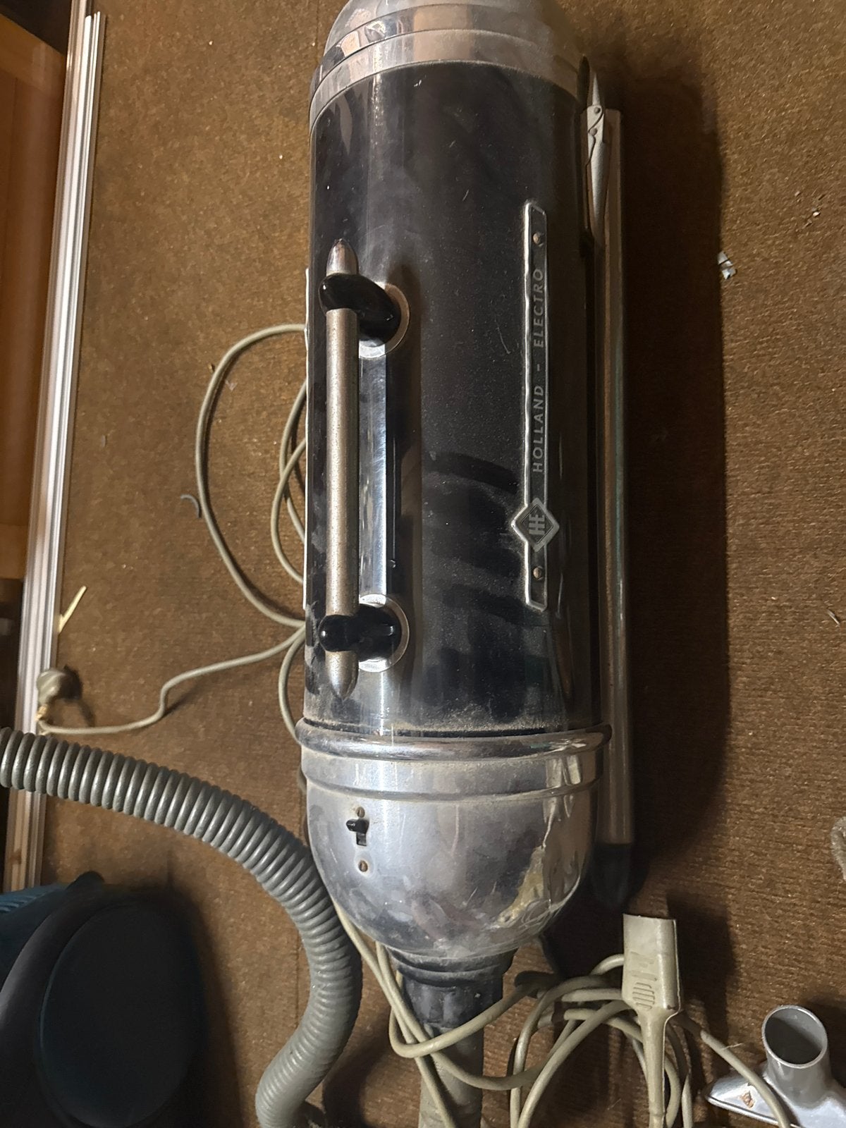 Holland Electro stofzuiger - Werkend en bijna compleet, Witgoed en Apparatuur, Stofzuigers, Gebruikt, Sledestofzuiger, Ophalen