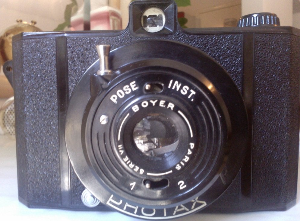 Photax Boyer serie VII , Frankrijk 1937, Ophalen of Verzenden, Gebruikt, Spiegelreflex, Overige Merken