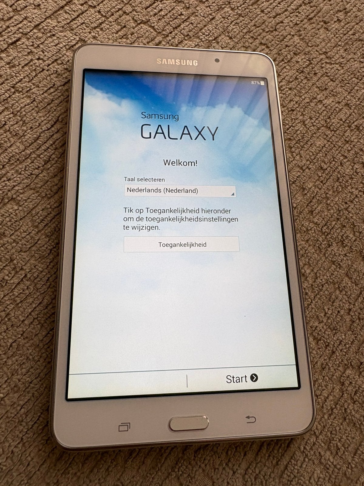 Samsung Galaxy Tab A 7.0 (2016) SM-T280 – WiFi – Wit, Computers en Software, Verzenden, Zo goed als nieuw, 10 inch, 16 GB
