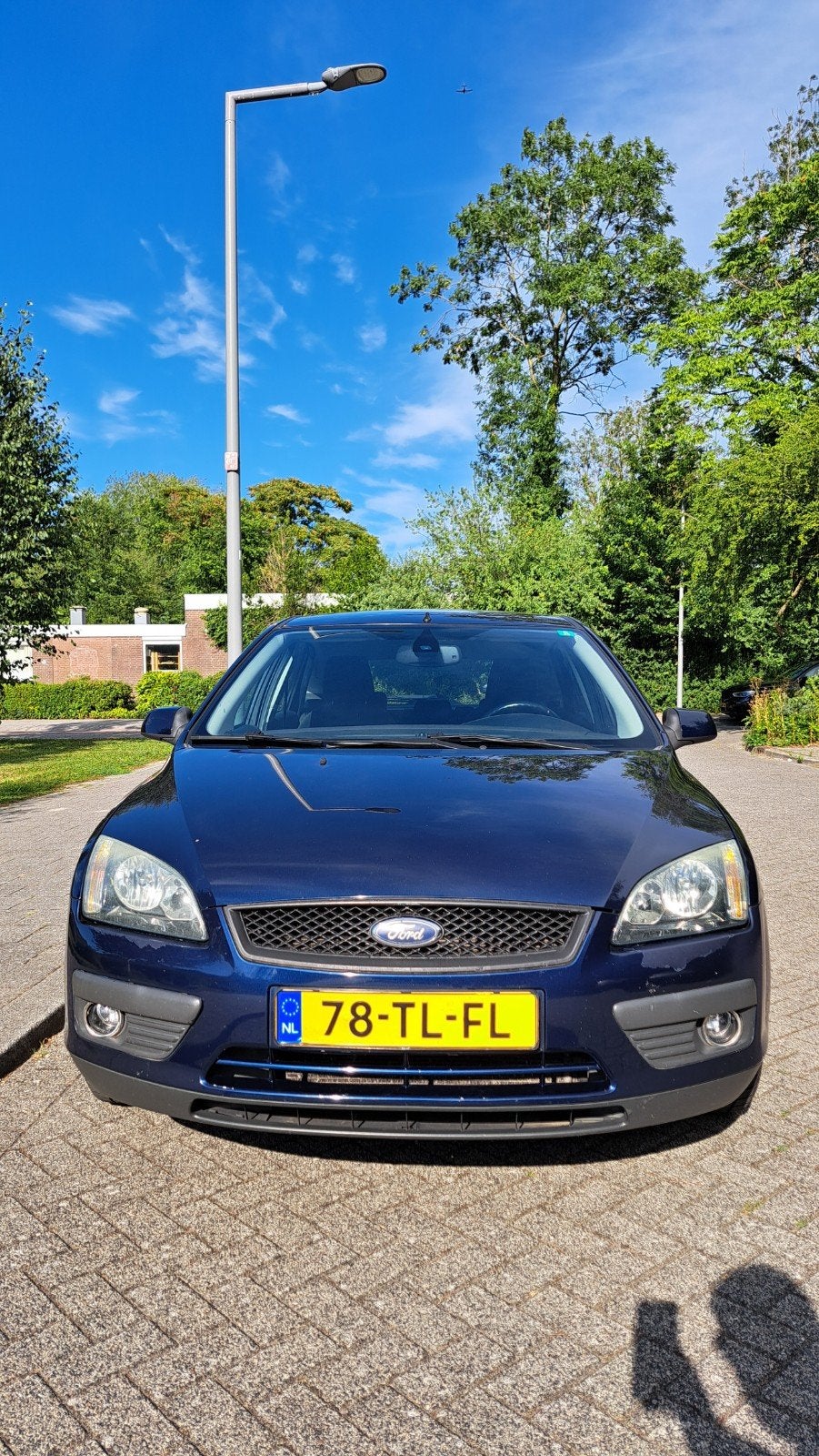 Ford Focus 1.6 2006 Blauw Rijk uitgerust, Auto's, 1596 cc, 4 cilinders, Blauw, 49 €/maand