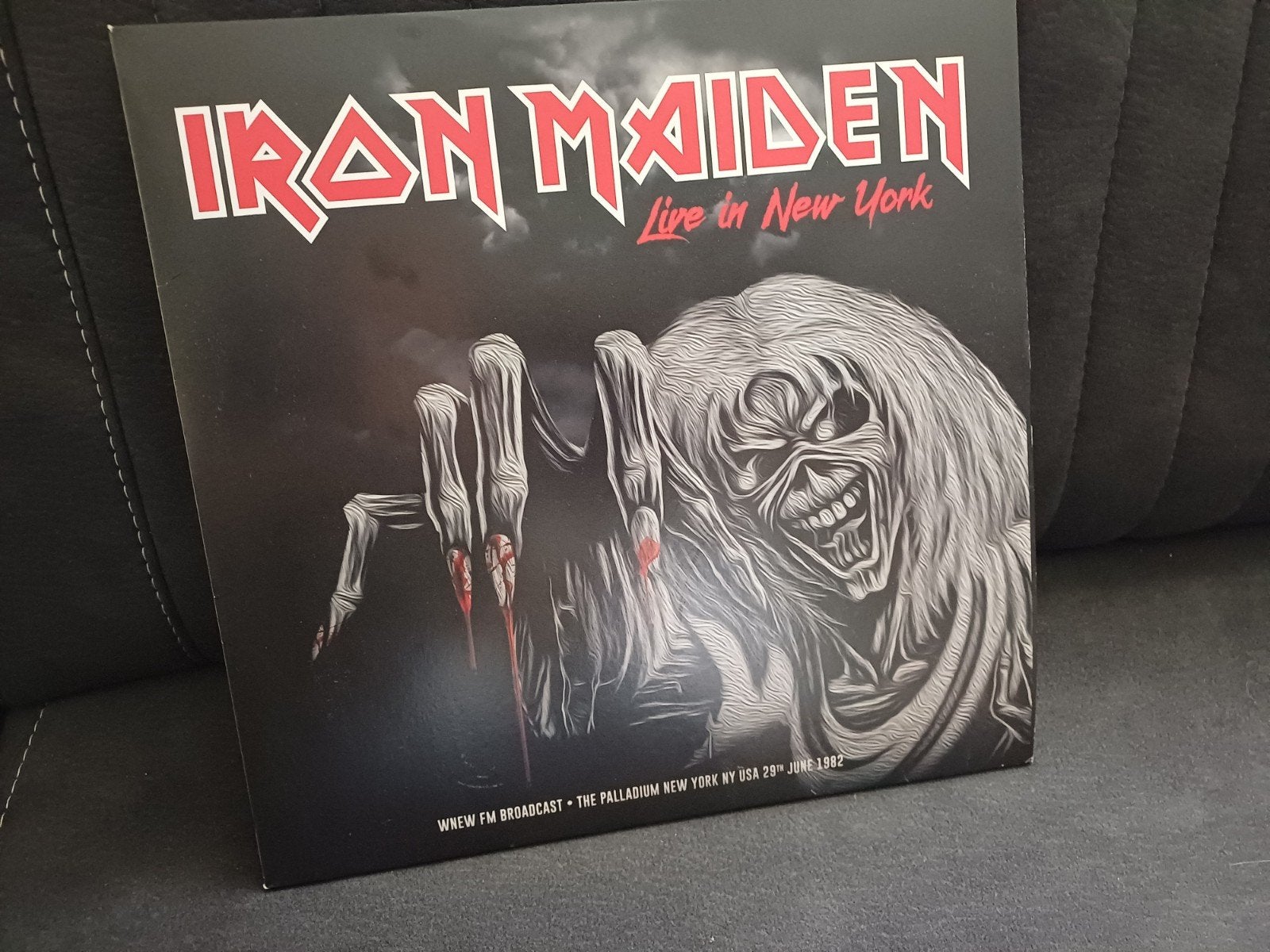 iron maiden lp zgan, Ophalen, Zo goed als nieuw