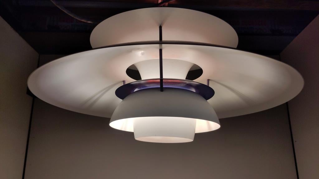 Louis Poulson PH/5 lamp design, Huis en Inrichting, Lampen | Plafondlampen, Ophalen, Gebruikt, Metaal