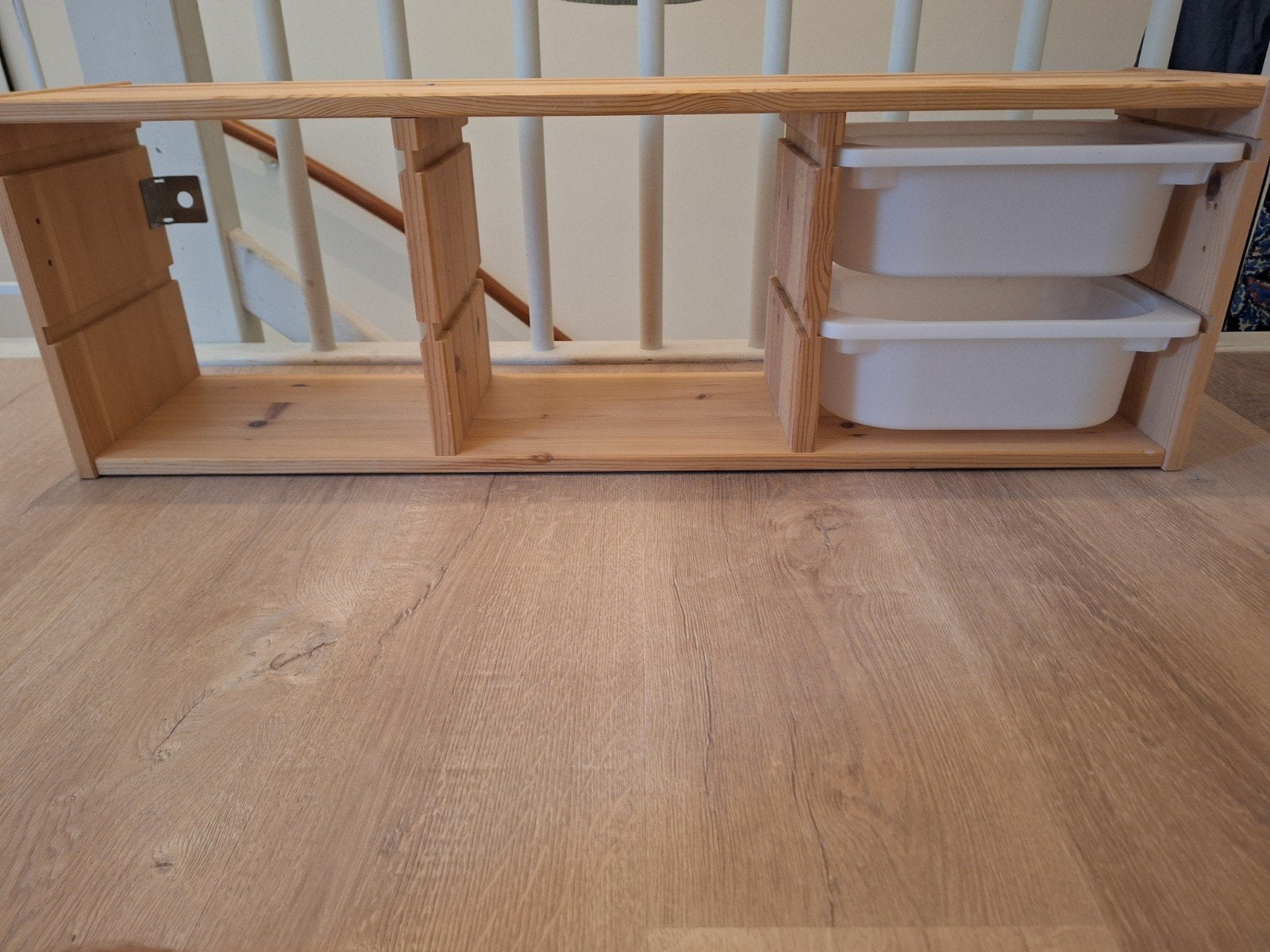 Ikea Trofast wandopberger met 2 bakken - 93x21x30 cm, Ophalen, Gebruikt, Kast