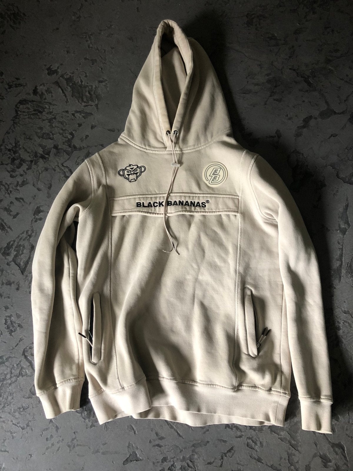Black Bananas hoodie beige maat L., Ophalen, Zo goed als nieuw, Beige