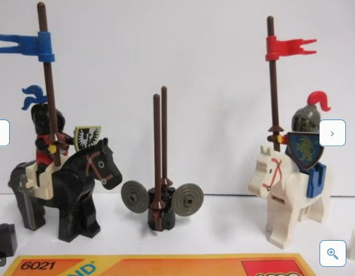 6021 Lego Castle, Jousting Lion Knights met bouwtekening, Kinderen en Baby's, Speelgoed | Duplo en Lego, Lego, Ophalen of Verzenden