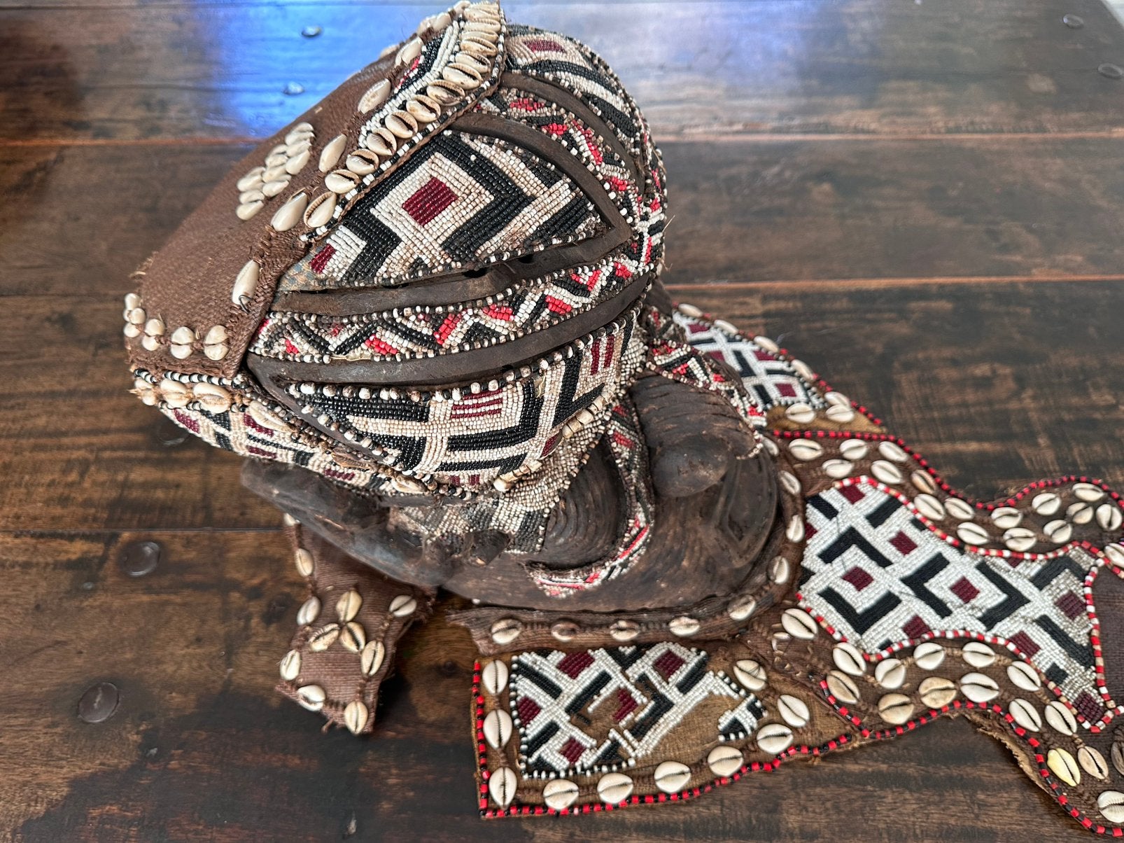 Kuba BWOOM Koningsmasker privé collectie Bakwanga 1940, Antiek en Kunst, Ophalen of Verzenden