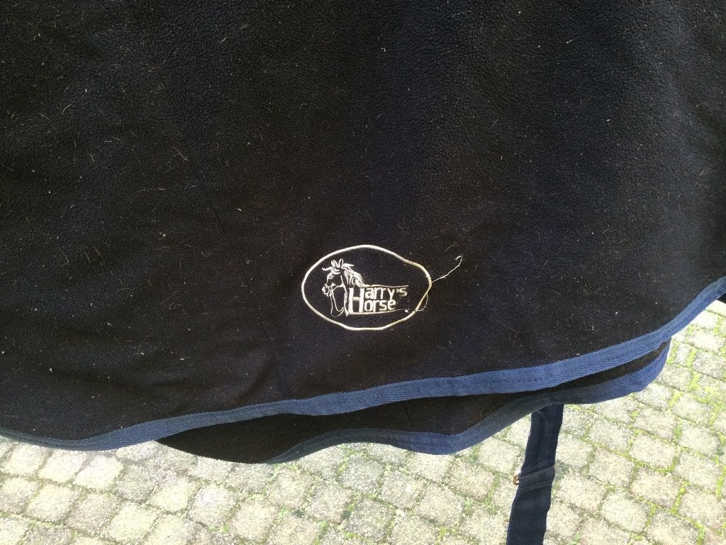 Paardendeken, Gebruikt, Zweetdeken, Fleece, Dubbele borstsluiting