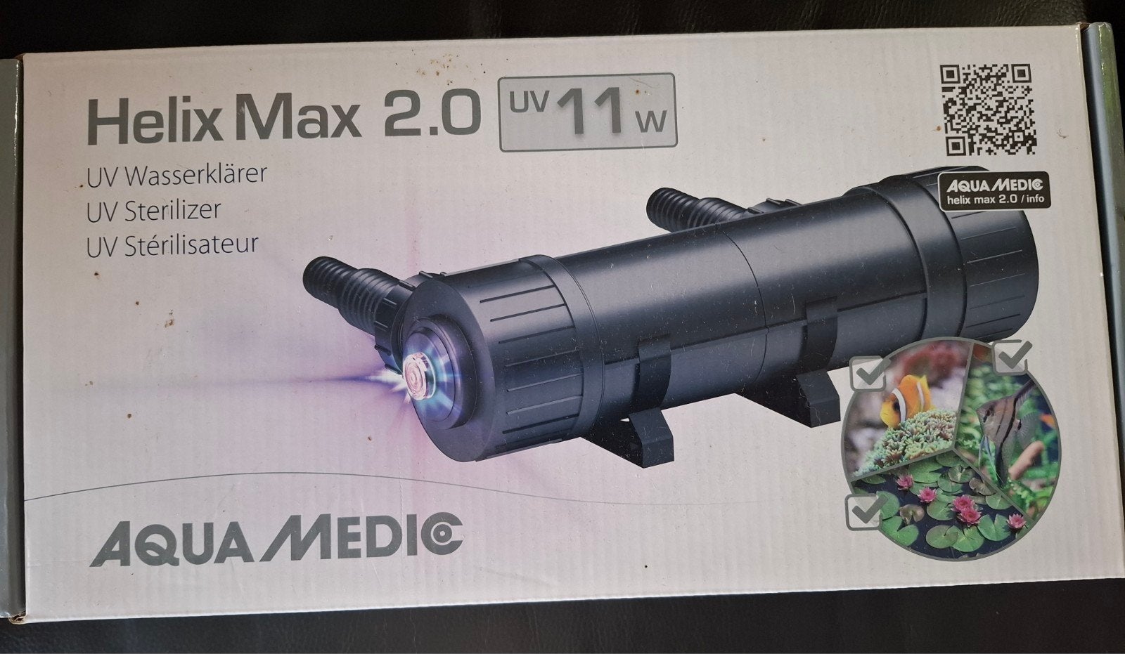 Aqua Medic Helix Max 2.0 11watt voor zoet en zeeaquarium, Ophalen