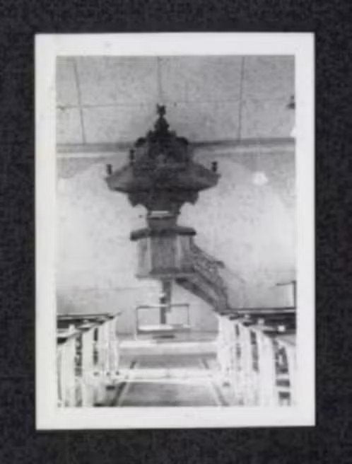 Foto De Cocksdorp Texel Preekstoel Kerk, Foto, Ophalen of Verzenden, Zo goed als nieuw, 1940 tot 1960