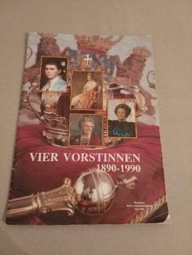 Vier vorstinnen 1890-1990 bijvoegsel Reformatorisch dagblad, Ophalen of Verzenden, Gebruikt, Nederland, Tijdschrift of Boek