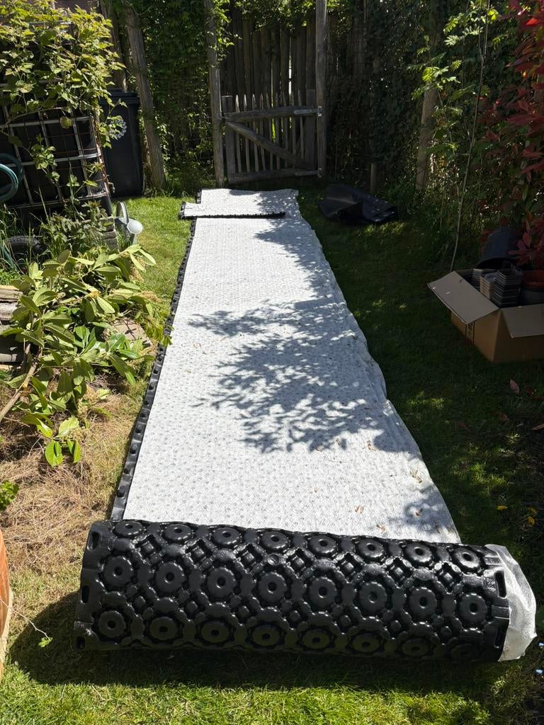 Drainagemat + L-profiel groendak, Tuin en Terras, Ophalen, Zo goed als nieuw