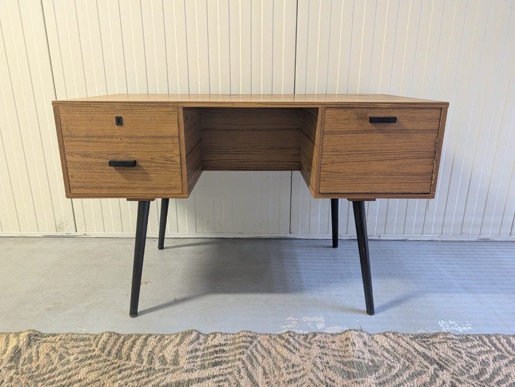 Jare 70 bureau vintage, Demontabel, Gebruikt, Spaanplaat of MDF, Ophalen of Verzenden