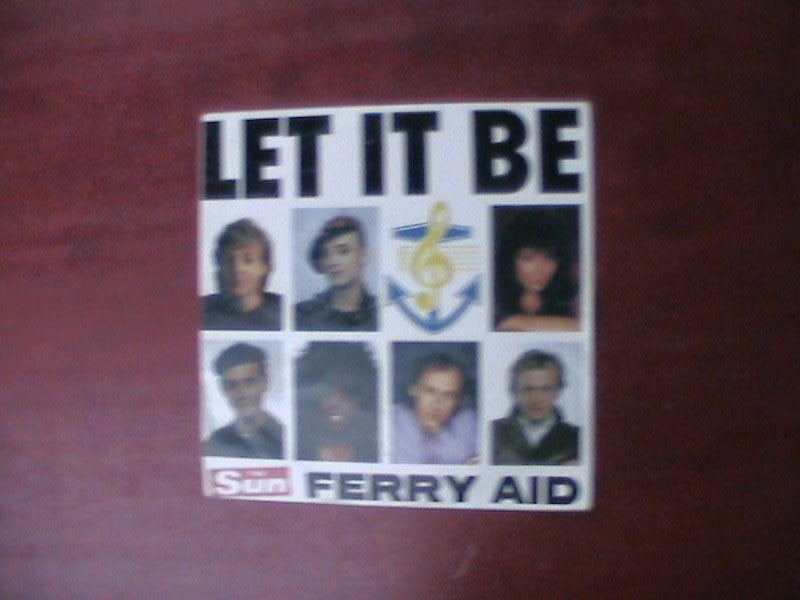 ferry aid jukebox single let it be uit 1987, Ophalen of Verzenden, Zo goed als nieuw, Pop