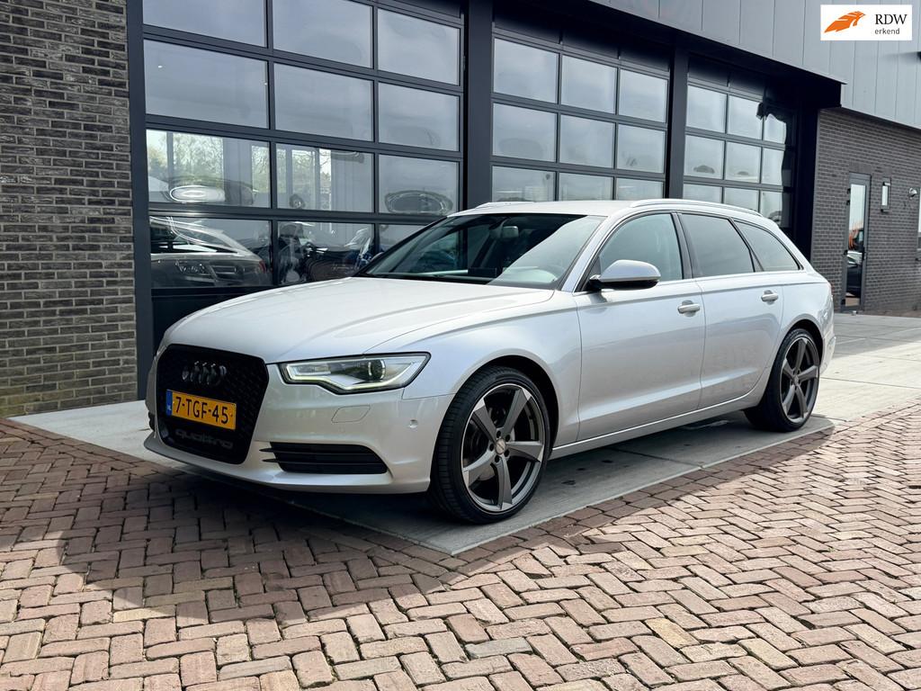 Audi A6 Avant 3.0 TDI Pro Line Business | Leer | Camera | Cl, Auto's, Euro 5, Zwart, Leder, Diesel