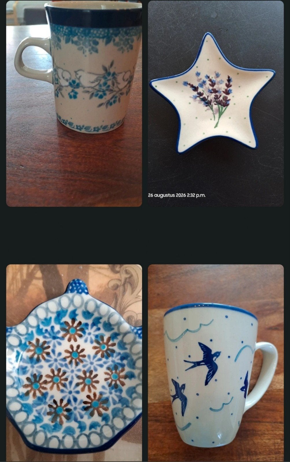 Ceramika Artystyczna Bunzlau/Boleslawiec servies, Gebruikt, Overige merken, Keramiek, Ophalen of Verzenden