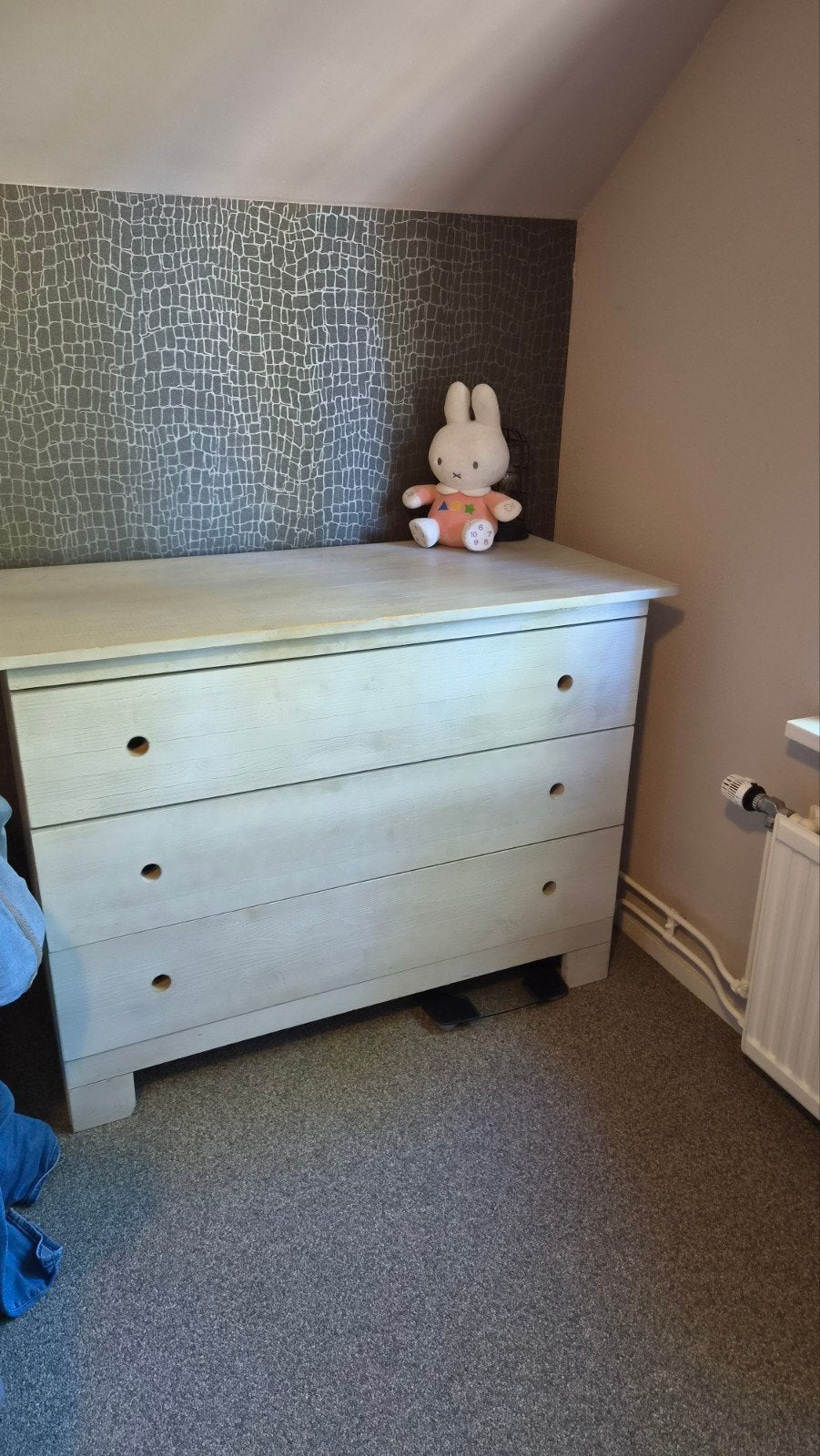 Bopita Commode - Wit/Houtlook, Kinderen en Baby's, Ophalen, Gebruikt, 50 tot 70 cm, 75 tot 100 cm