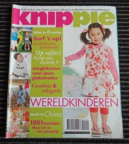 Knippie nr. 2 april, mei 2009 maat 50 t/m 164, ook baby, Hobby en Vrije tijd, Kledingpatronen, Verzenden, Zo goed als nieuw, Kind