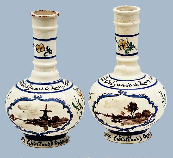 Rozenburg 2x geneverkruik (Nr.: 118), Ophalen of Verzenden