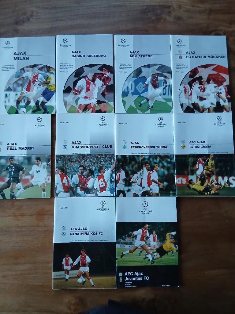 Programma boekjes Ajax, Verzamelen, Ophalen of Verzenden, Gebruikt, Ajax, Boek of Tijdschrift