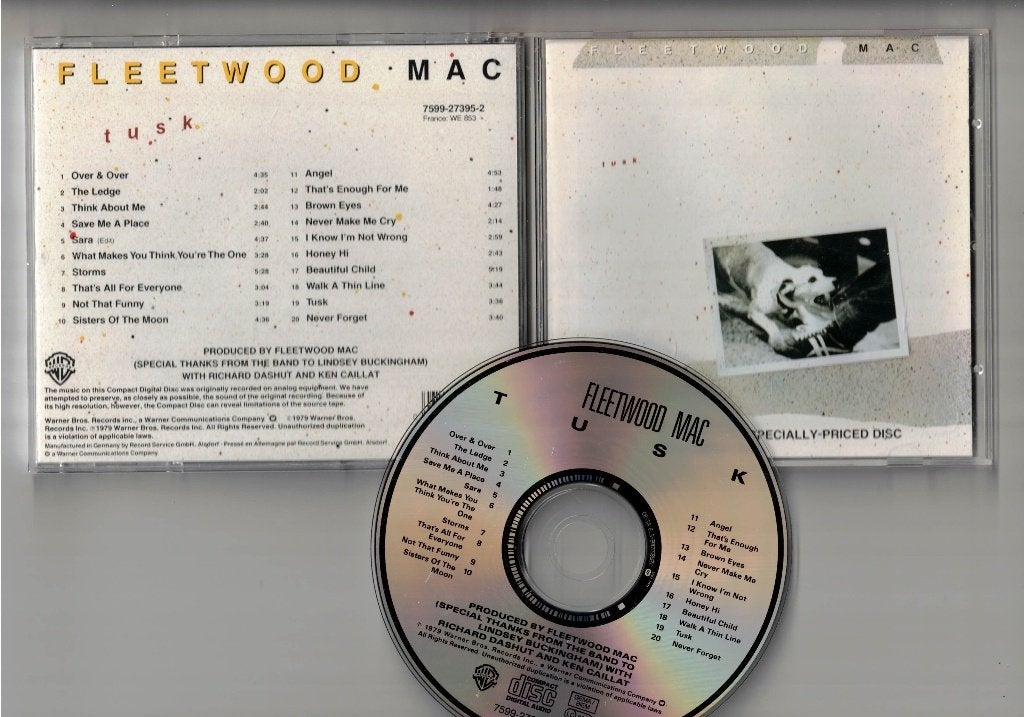 FLEETWOOD MAC CD Tusk, Cd's en Dvd's, Cd's | Rock, Zo goed als nieuw, Poprock, Ophalen of Verzenden