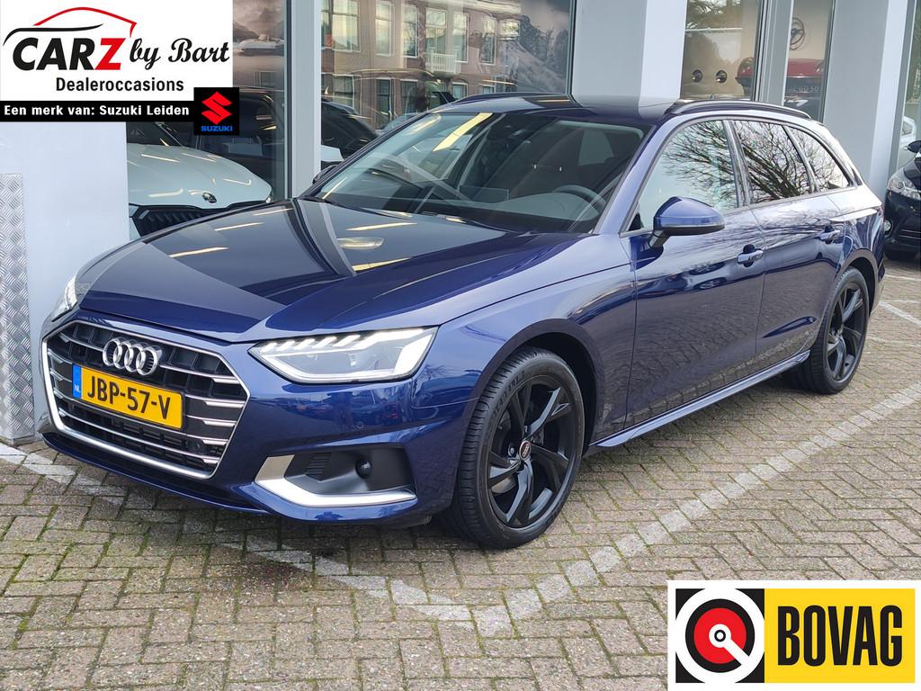 Audi A4 Avant 35 TFSI ADVANCED EDITION AUT. Panoramadak | Le, 12 maanden, Gebruikt, 4 cilinders, Blauw