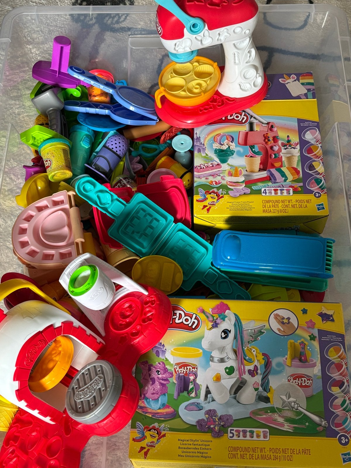 Grote Play-Doh set met allerlei accessoires en klei, Ophalen, Gebruikt, Jongen of Meisje
