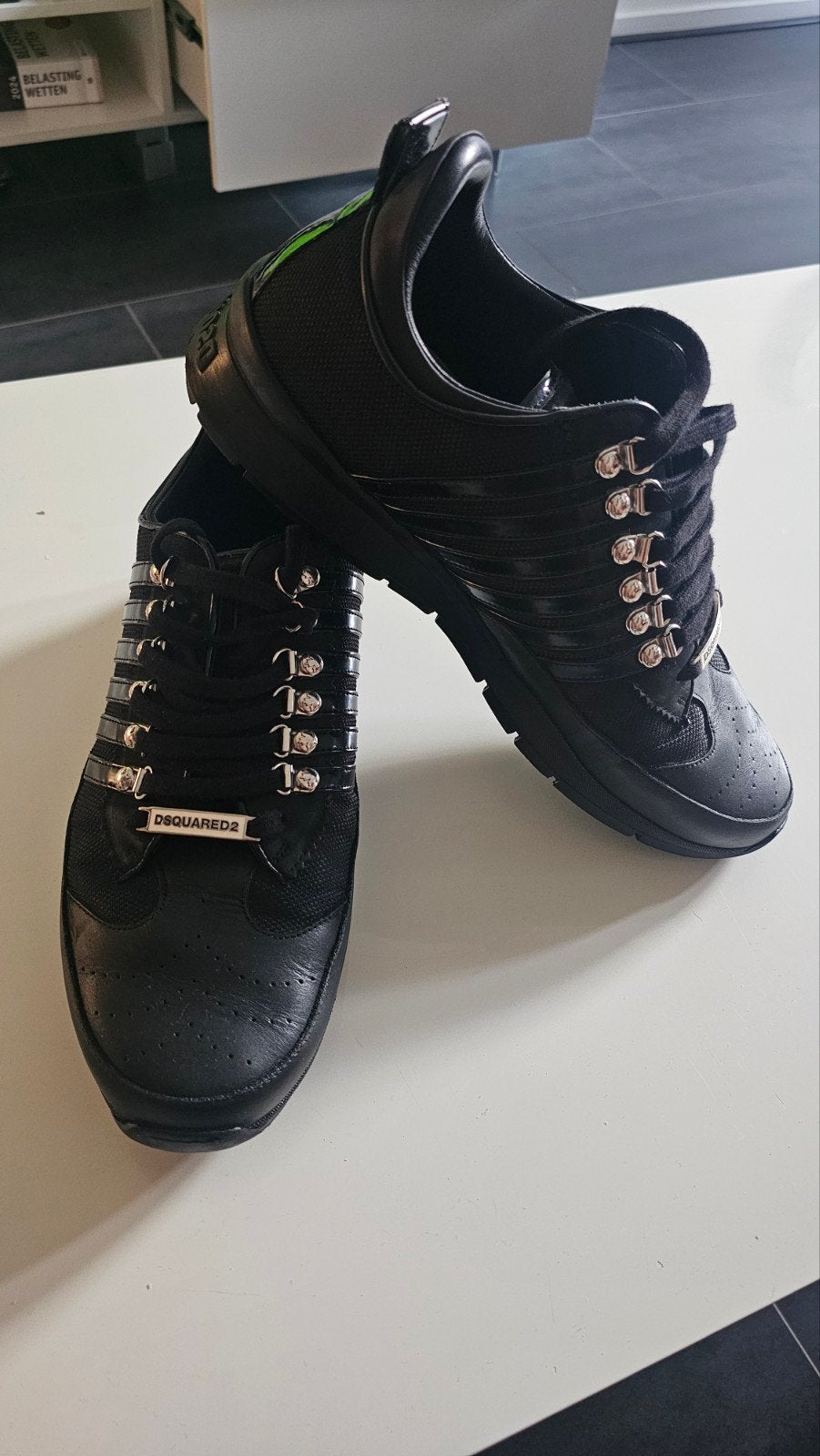 Dsquared2 Sneakers - Zwart, Dsquared2, Zwart, Ophalen of Verzenden, Sneakers of Gympen