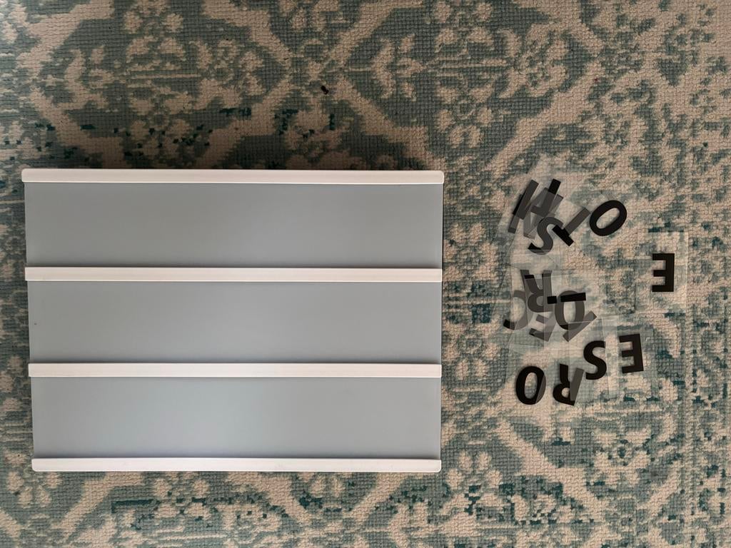 Lightbox - letterbak met wit licht, Gebruikt, Kunststof, Ophalen of Verzenden, Modern