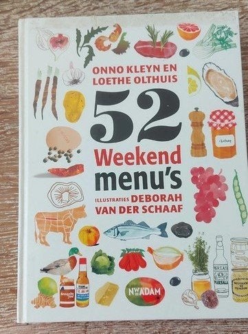 52 Weekendmenu's - Onno Kleyn en Loethe Olthuis, Hoofdgerechten, Onno Kleyn en Loethe Olthuis, Ophalen of Verzenden, Zo goed als nieuw