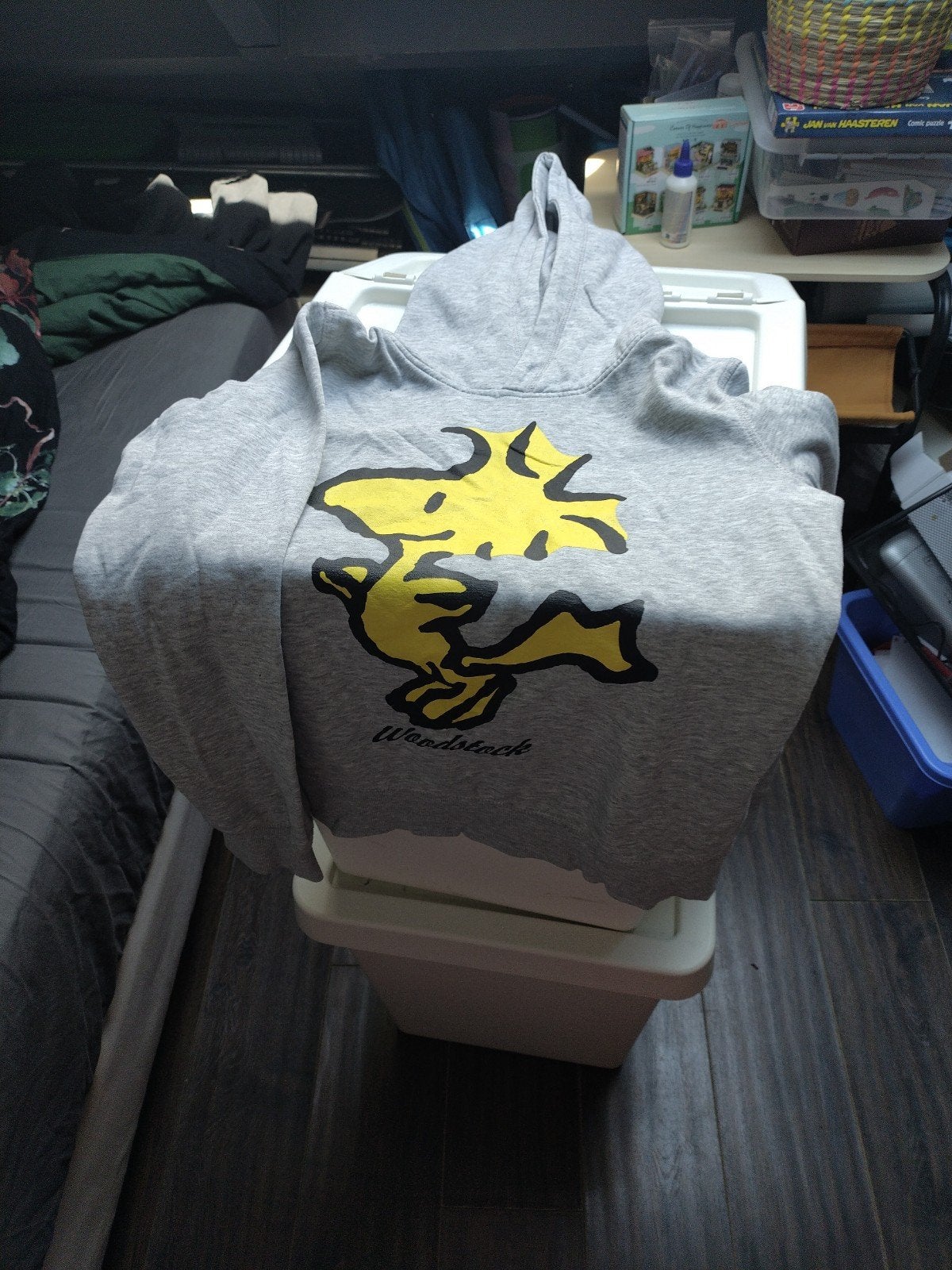 H&M Woodstock Snoopy Hoodie Maat 158/164, Ophalen of Verzenden, Zo goed als nieuw, H&M, Jongen of Meisje