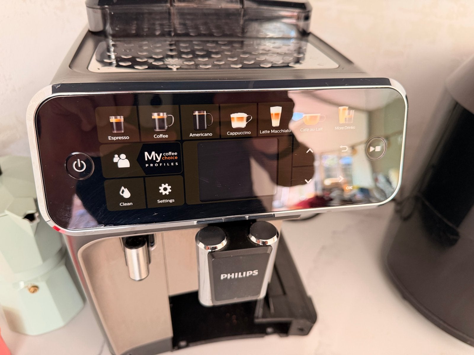 Philips 5500 LatteGo Volautomatische Espressomachine, Ophalen, Afneembaar waterreservoir, Gebruikt, Espresso apparaat