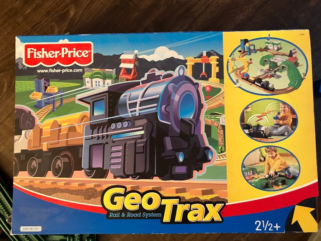 Enorme partij Fisher-Price GeoTrax – 100% GETEST & WERKEND!, Ophalen, Zo goed als nieuw, Speelset, Met licht