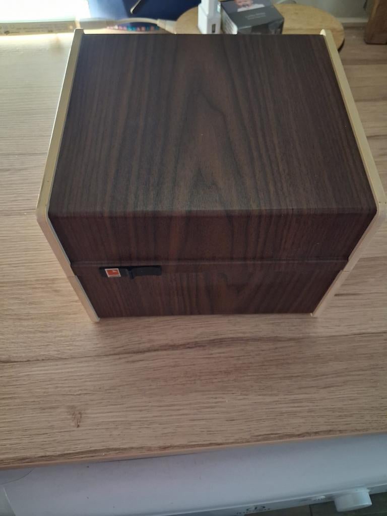 Vintage Archiefdoos / Opbergdoos - Houtlook, Doe-het-zelf en Verbouw, Kratten en Dozen, Minder dan 35 cm, Minder dan 50 cm, Ophalen of Verzenden