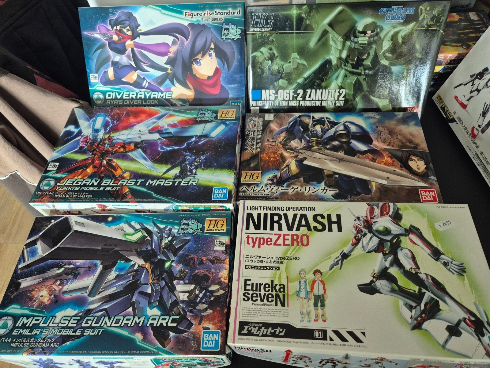 Diverse gundam/gunpla kits, Ophalen of Verzenden, Zo goed als nieuw