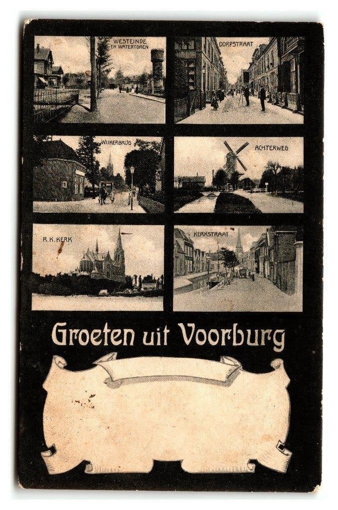 Voorburg, Groeten uit Voorburg, Verzenden, Voor 1920, Gelopen, Zuid-Holland