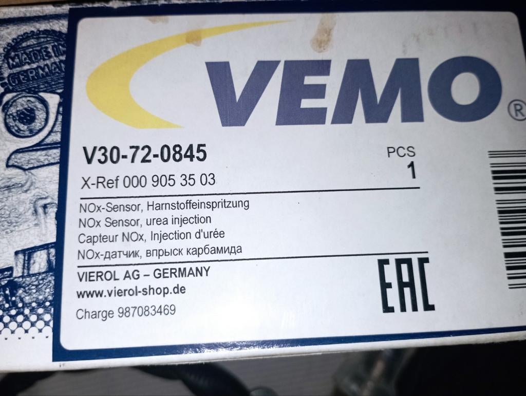 nox sensor mercedes atego sprinter, Ophalen of Verzenden, Nieuw, Mercedes-Benz, Uitlaatsystemen