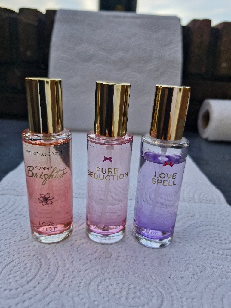parfum 3x victoria's secret, Verzenden, Zo goed als nieuw