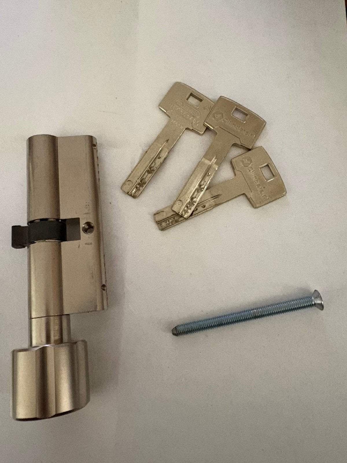 Abus hele knopcilinder, Doe-het-zelf en Verbouw, Ophalen of Verzenden, Nieuw, Rvs, Slot